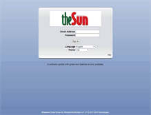 Tablet Screenshot of mail.thesundaily.com